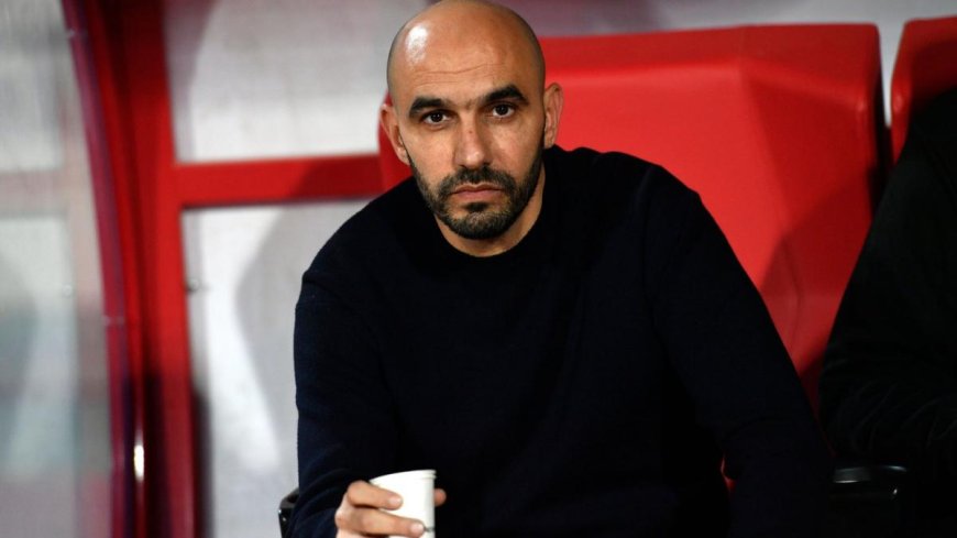 Walid Regragui annonce son départ de la sélection marocaine