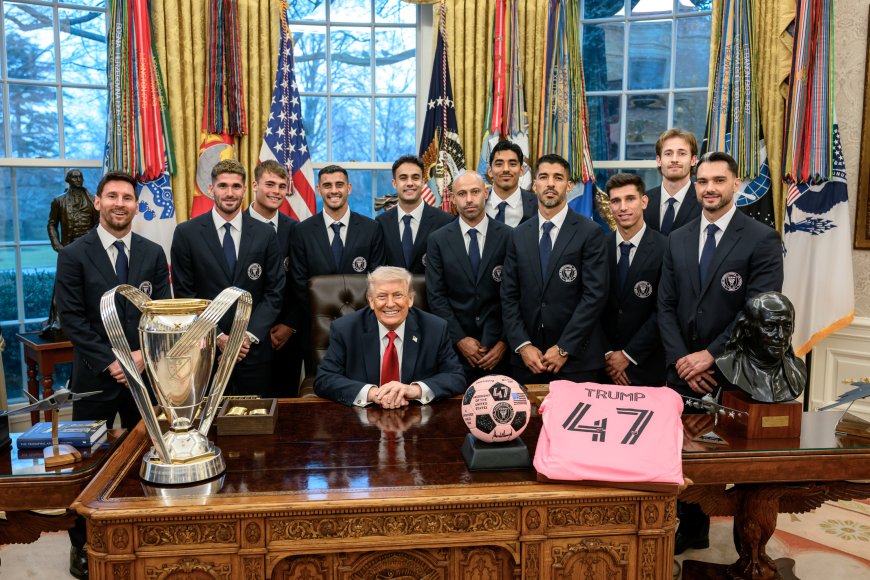 Trump à Messi : « Mon fils est fan de toi et de Ronaldo »