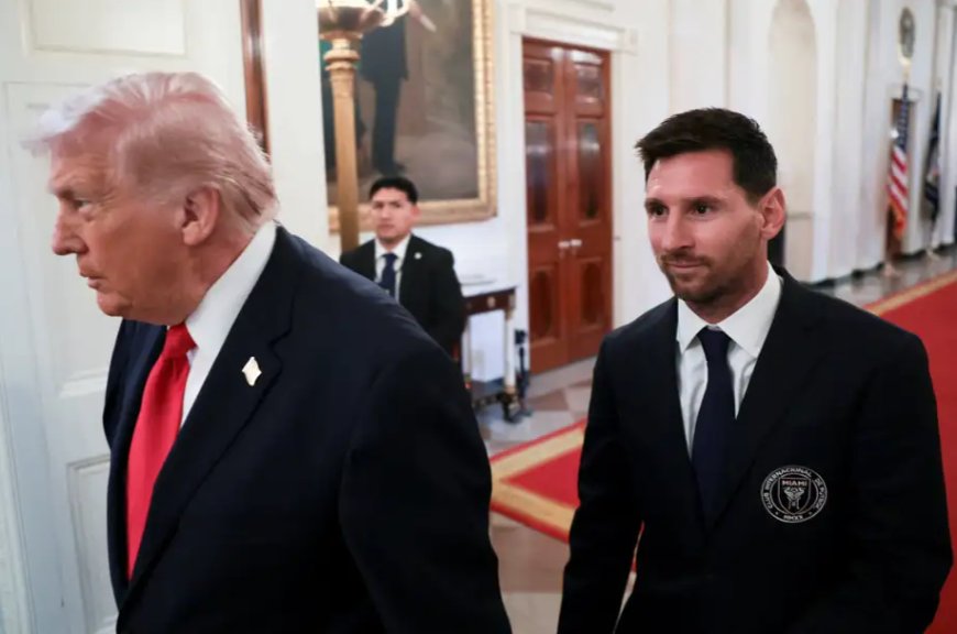 Lionel Messi et l’Inter Miami reçus à la Maison-Blanche