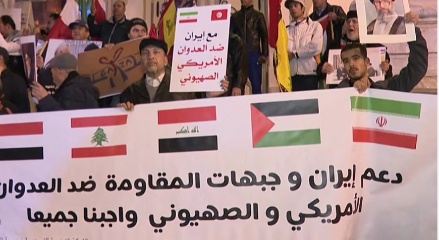 Tunisie : des manifestants dénoncent "l'enfer" au Moyen-Orient