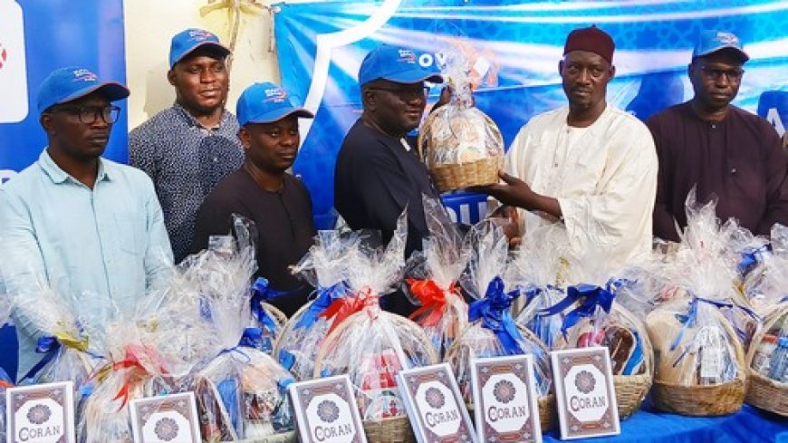 Sénou – Cité des gendarmes : Moov Africa offre des paniers Ramadan dans une mosquée
