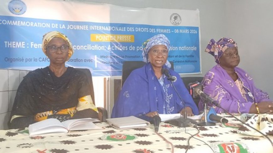 Célébration du 8 mars : la CAFO mobilise les femmes maliennes pour la paix