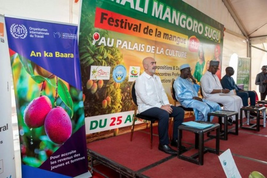 L’ambassadeur d’Espagne Antonio Guillen Hidalgo au festival de la mangue "L'Espagne restera un partenaire engagé aux côtés du Mali pour promouvoir une agriculture durable…"
