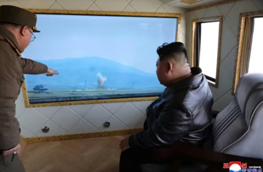 Corée du Nord: Kim Jong Un assiste à un nouvel essai de moteur de missile à combustible solide
