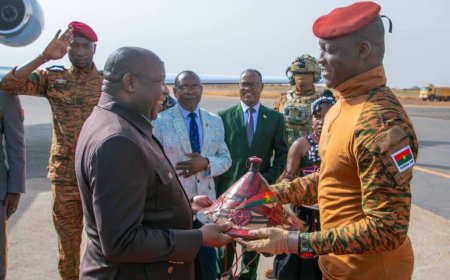 Visite du président en exercice de l’UA à Ouagadougou