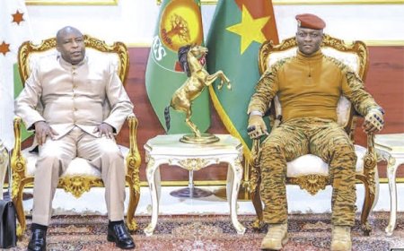 Ouagadougou : Echanges fructueux entre les présidents de la Confédération AES et de l’Union africaine