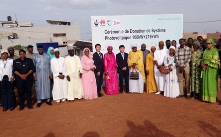 Accès à l’eau potable : Un système solaire offert à la SOMAGEP
