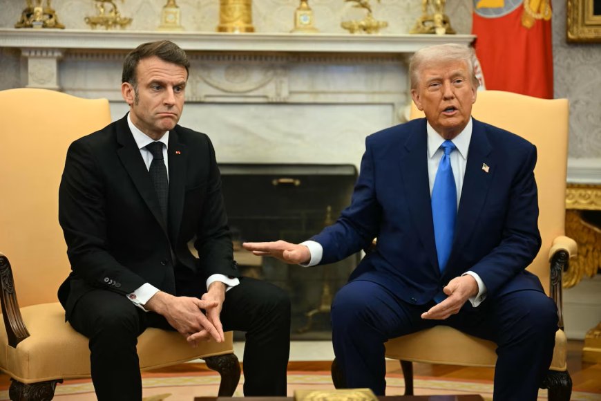 “Ça parle trop et ça ne mérite pas de réponse”: Macron répond à Trump