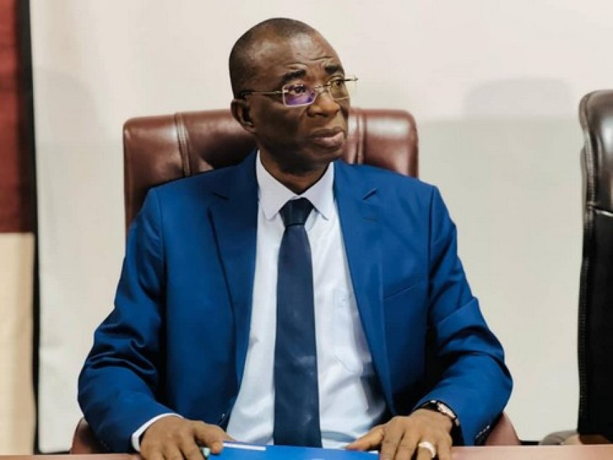 Dr. Boubacar Sidiki Diarrah à la remise du rapport annuel d'activités 2025 des services centraux du ministère de la justice et des juridictions