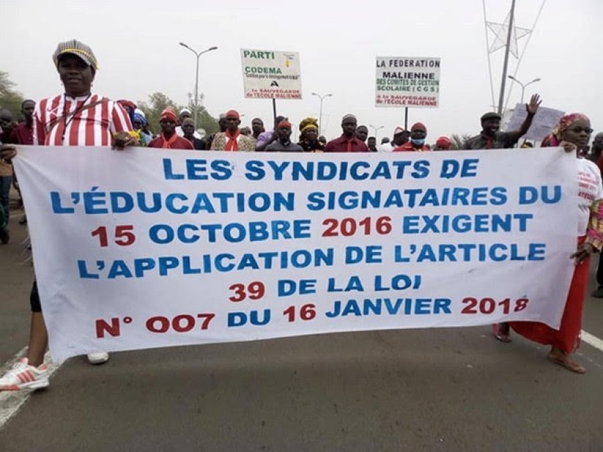 Éducation : Les syndicats d’enseignants se lèvent et accusent le ministre de violer le pacte de stabilité sociale