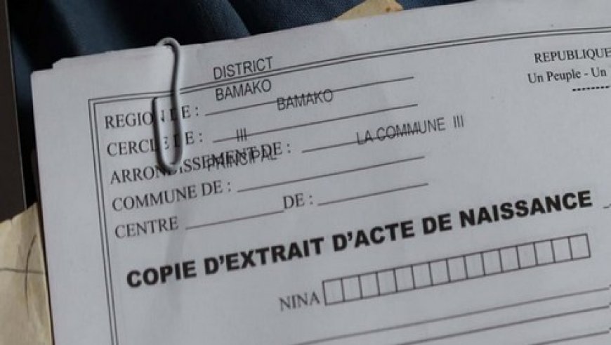 État civil au Mali : Ces enfants sans identité