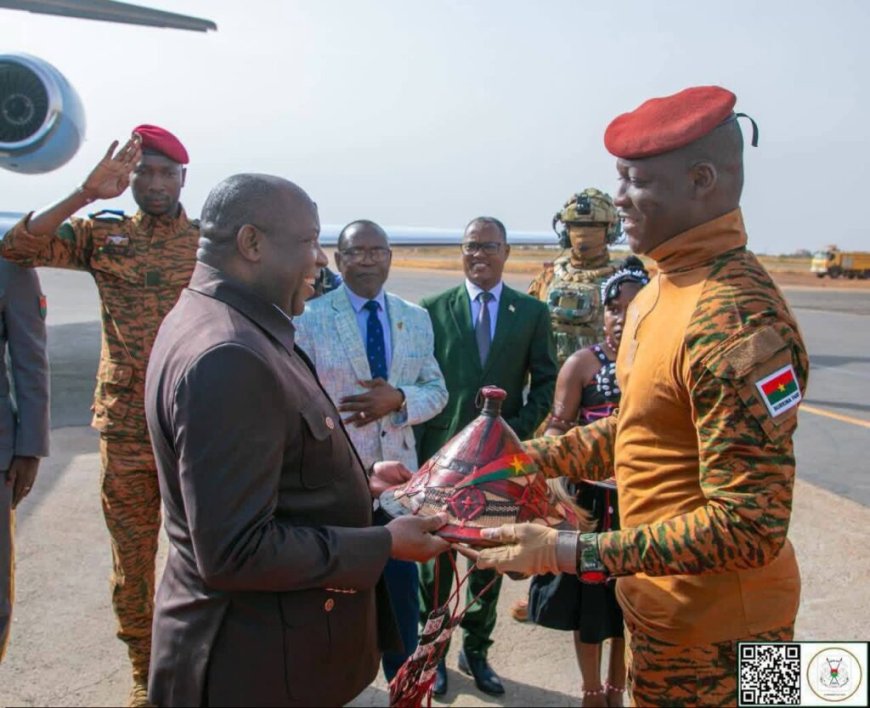 Visite du président en exercice de l’UA à Ouagadougou