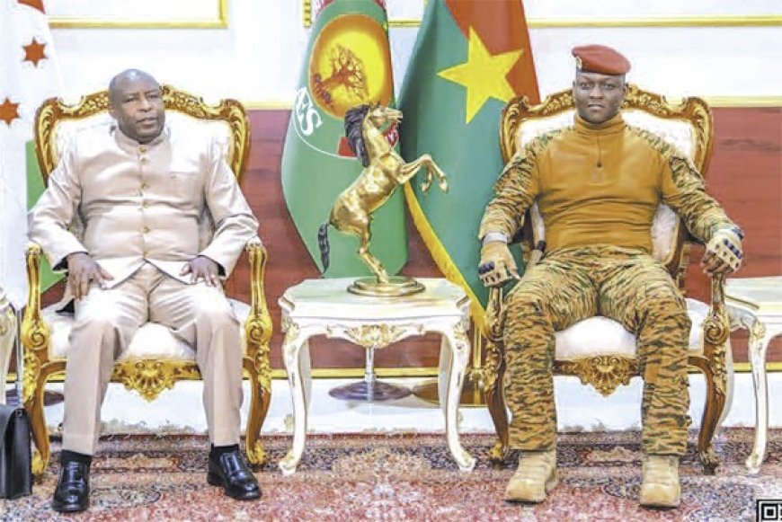 Ouagadougou : Echanges fructueux entre les présidents de la Confédération AES et de l’Union africaine