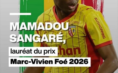 Prix Marc-Vivien Foé : Mamadou Sangaré, premier Malien sacré meilleur joueur africain de Ligue 1