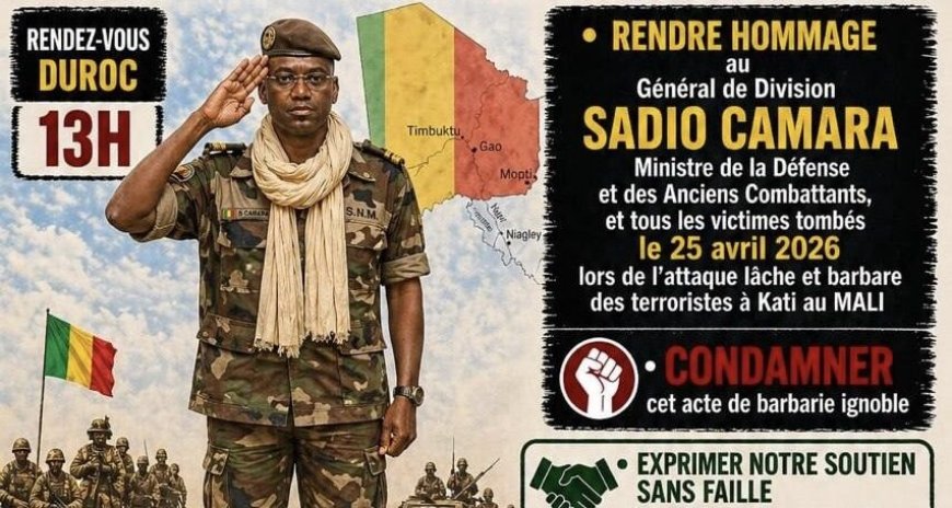 Des hommages au ministre malien de la Défense prévus à Paris, Londres et New York