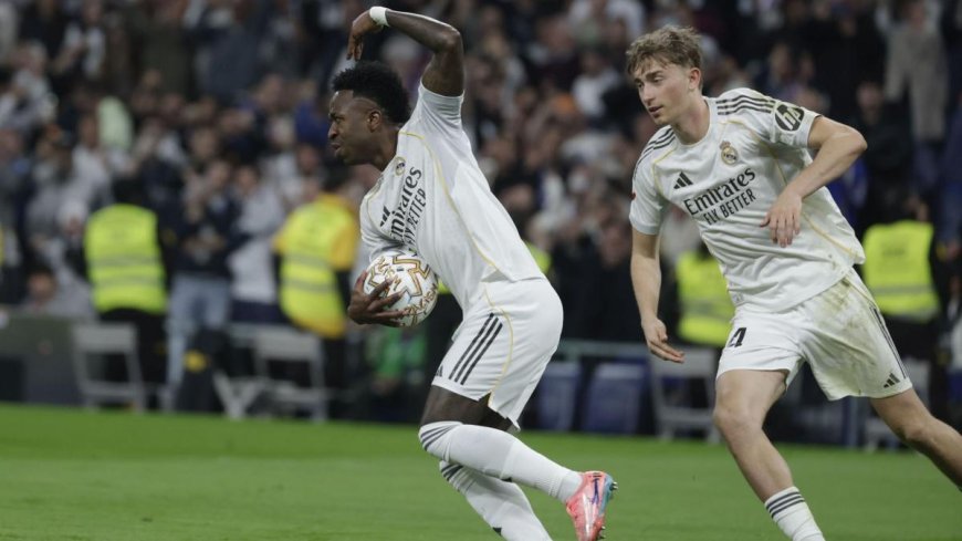Liga : porté par un doublé de Vinicius, le Real Madrid s’offre l’Espanyol et retarde le sacre du Barça