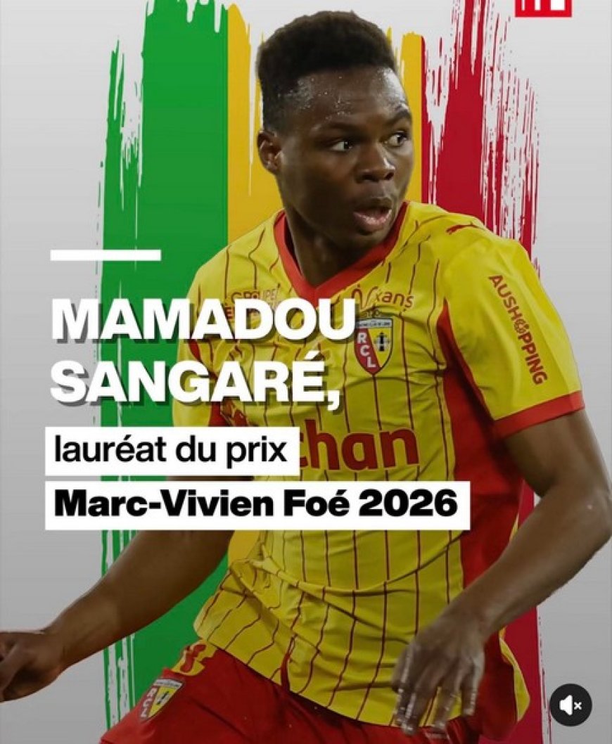 Prix Marc-Vivien Foé : Mamadou Sangaré, premier Malien sacré meilleur joueur africain de Ligue 1