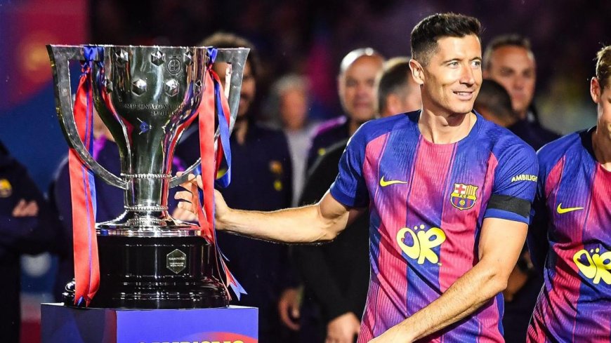 Robert Lewandowski annonce son départ du FC Barcelone