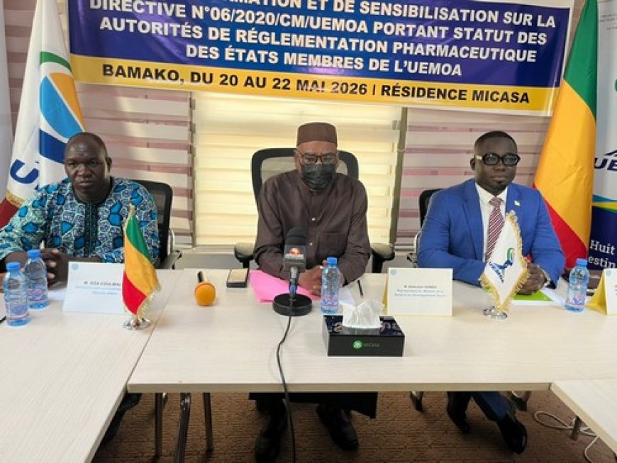 Secteur de la santé : Bamako accueille un atelier sur la réglementation pharmaceutique de l’UEMOA