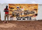 Des graffitis en soutien à l’Africa Corps et aux FAMa sont apparus dans les rues de Bamako