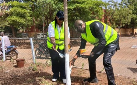 Environnement : Vivo Energy Mali embellit le rond-point de l'Église à l'Hippodrome