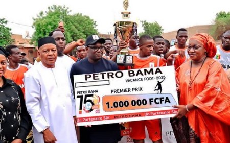 Petro Bama Vacances Foot à Bamako : Un véritable cadre de rassemblement, de promotion des talents et de renforcement des liens entre les jeunes !