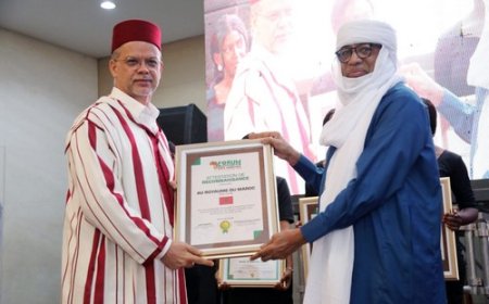 Pour sa remarquable participation au FOPAME 2026 à Bamako : Une attestation de reconnaissance décernée  à la délégation marocaine !