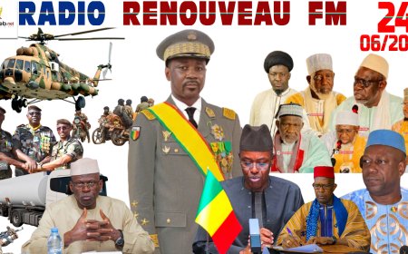 La Revue de Presse de la RADIO RENOUVEAU FM du 24 Juin 2026