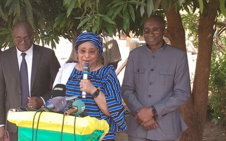 Santé publique : pose de la première pierre de deux entrepôts modernes de la PPM à Kanadjiguila