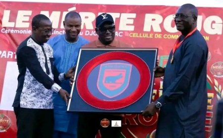 Cheick Oumar Karagnara décerne un Tableau d’honneur à Me Bassalifou Sylla !