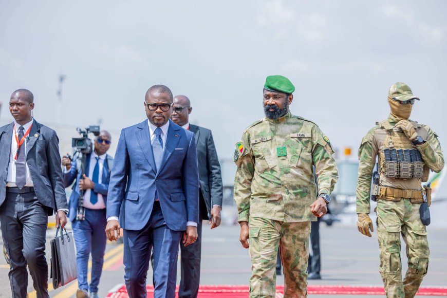 Mali-Bénin : Assimi Goïta accueille le président Romuald Wadagni pour une visite stratégique à Bamako