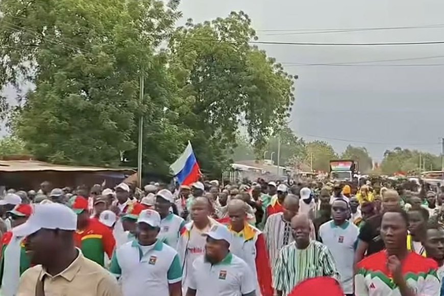 Un défilé en soutien à la Révolution populaire progressiste a eu lieu au Burkina Faso