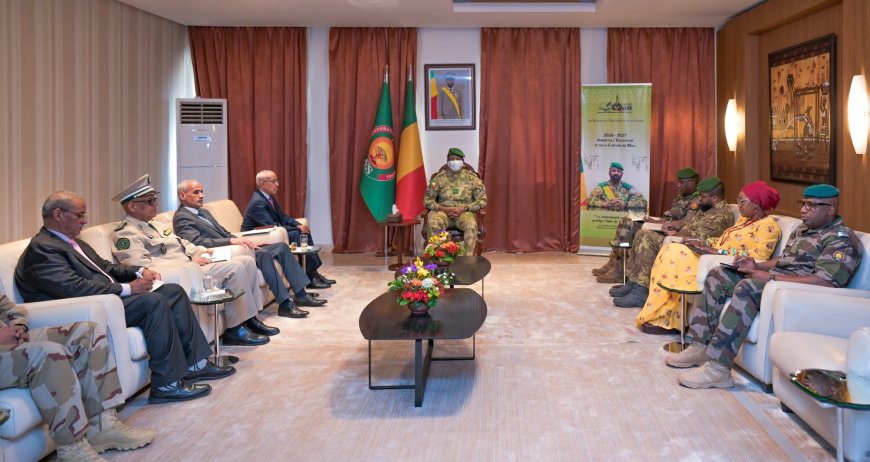 Mali-Mauritanie : un message du Président Ghazouani remis à Assimi Goïta