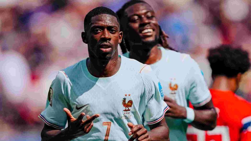 Les Bleus en parfaite maîtrise contre la Norvège, triplé de Dembélé