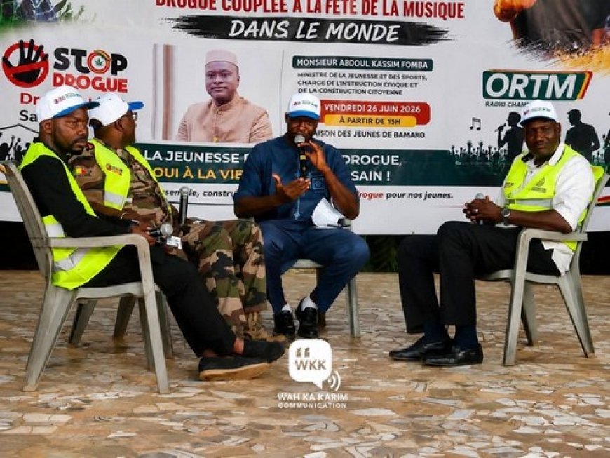 Fête de la musique : la Radio Chaîne 2 de l'ORTM s'engage contre la consommation de drogues chez les jeunes