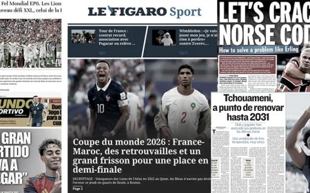 Le duel Mbappé-Hakimi enflamme la presse, énorme coup dur pour le Maroc avant la France