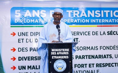 5 ans de Transition : Abdoulaye Diop met en avant une diplomatie « offensive » au service de la souveraineté du Mali