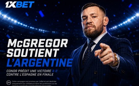 Un festival de buts en finale : Conor McGregor a placé un pari de 100 000 USD sur la finale du Tournoi planétaire