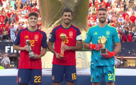 Coupe du monde 2026: Rodri sacré meilleur joueur aux dépens de Messi, le récapitulatif des trophées individuels du Mondial