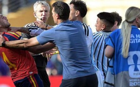 Vrai-faux carton rouge pour Paredes et bagarre générale : que s'est-il vraiment passé à la fin d'Espagne-Argentine à la Coupe du monde ?