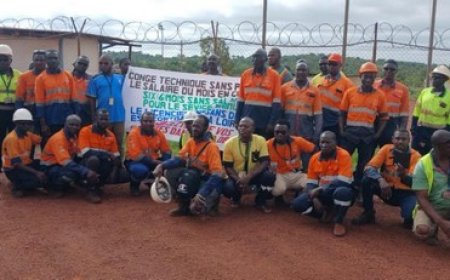 Des sit-in simultanés sur le site de Komana et devant la direction générale :   Les travailleurs de Responsible Mining Service haussent le ton