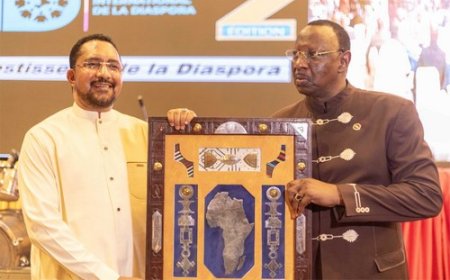 Habib Sylla, président du Haut conseil des maliens de l'extérieur,  a l'ouverture du forum international de la diaspora (FID²) : "Le Mali de demain se construit aujourd'hui et il se construit avec nous"