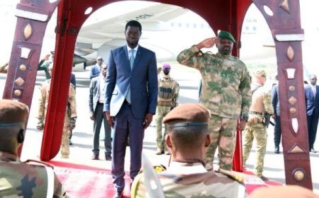 Mali : Le Président Bassirou Diomaye Diakhar Faye en visite de travail et de solidarité