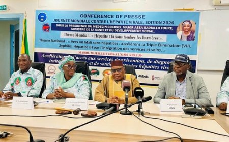 Journée internationale contre les hépatites : le Mali se mobilise pour la Triple Élimination VIH, Syphilis, Hépatite B