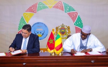 Nasser Bourita, ministre marocain des affaires étrangères à Bamako