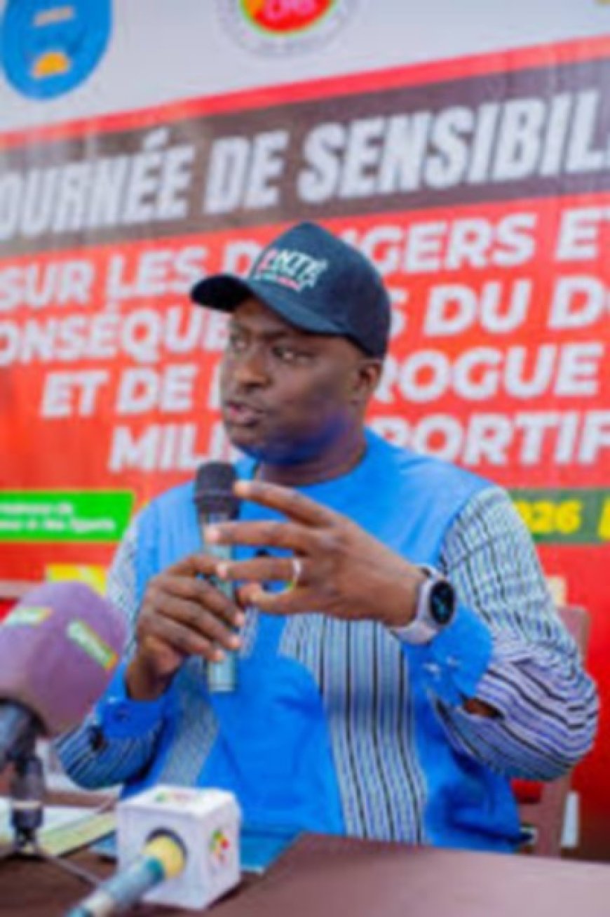 Lutte contre la Drogue et le Dopage en milieu sportif :  La communication à fort impact du Ministre Fomba