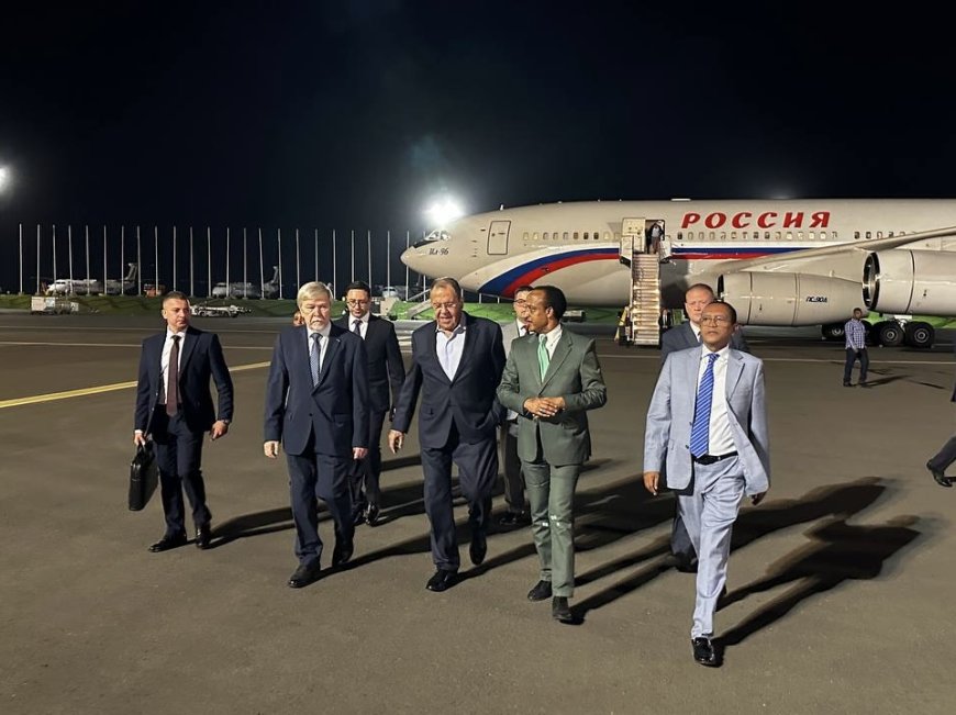 Sergueï Lavrov entame sa tournée africaine en Éthiopie