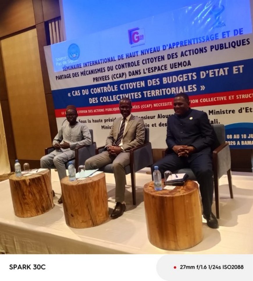 Séminaire UEMOA à Bamako : Vers une Gouvernance Budgétaire Transparente