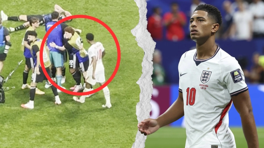 Angleterre-Argentine : Bellingham dérape et gifle Barco après l'élimination en demi-finale de la Coupe du monde