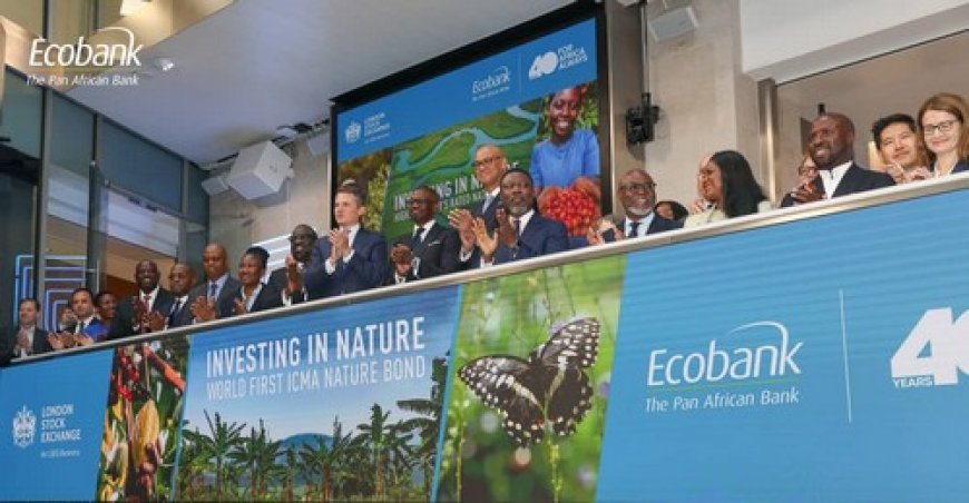 Le Groupe Ecobank ouvre la séance à la Bourse de Londres pour  marquer la cotation de son obligation Nature
